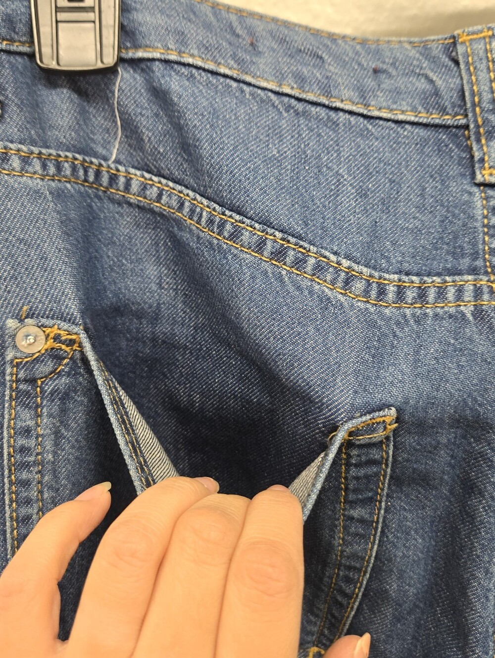 Anthropologie Pilcro The Breaker Barrel Leg Jeans Baggy Pleated Tapered Camo 30 - Picture 4 of 17